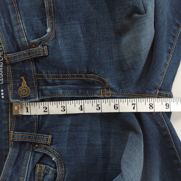 Gap Legging Skimmer Distressed Jeans 2 Blue 26R - Picture 15 of 16